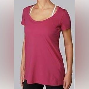 Lululemon Luscious Short Sleeve Pocket Tee